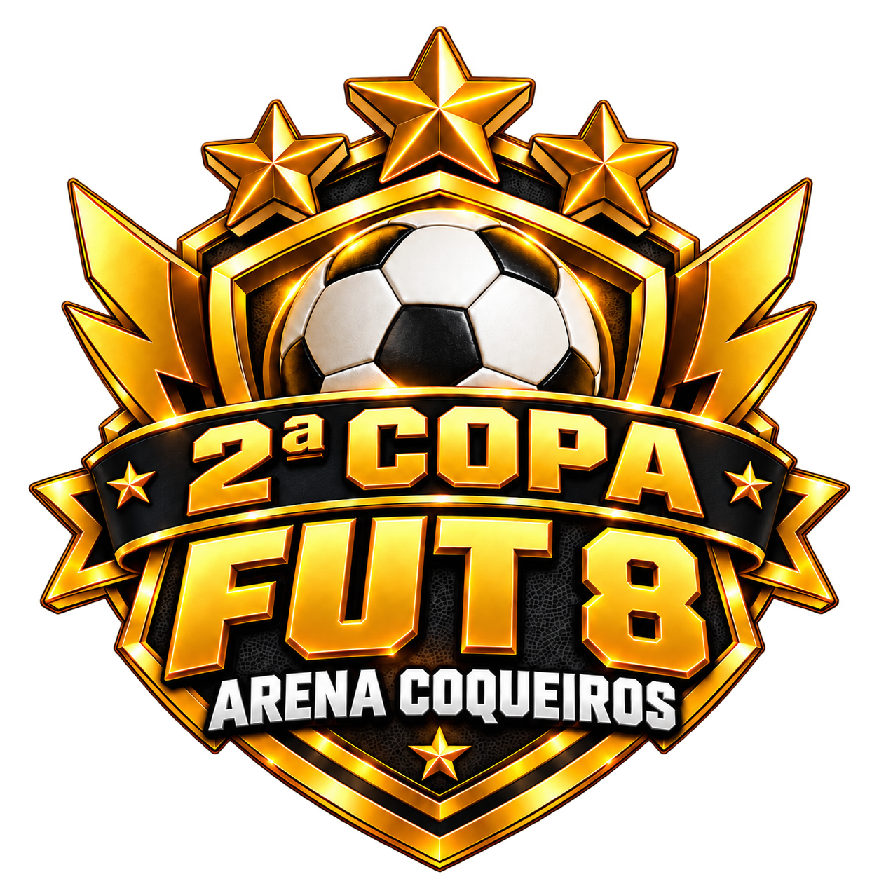Logo da 2ª Copa Fut8 Arena Coqueiros